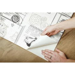 Disney Pixar Cars Schematic Peel And Stick Wallpaper - RoomMates -Kids’ Furniture Store GUEST fa68d6c9 7aef 40cb ab08 1ecbbc550da4