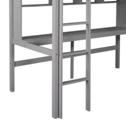 Twin Size Loft Bed With Desk, Shelves, And Ladder-ModernLuxe 15 Twin Size Loft Bed With Desk, Shelves, And Ladder-ModernLuxe -Kids’ Furniture Store GUEST fabbd4ca 972b 4345 a84a 904414ec0c21