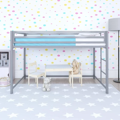 Max Metal Junior Loft Bed Silver - Room & Joy 2 Max Metal Junior Loft Bed Silver - Room & Joy - Image 2