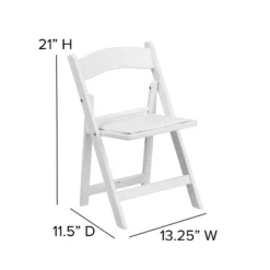 Flash Furniture Kids Folding Chairs With Padded Seats | Set Of 2 White Resin Folding Chair With Vinyl Padded Seat For Kids -Kids’ Furniture Store GUEST fce8f1f2 9ea5 4387 9b0d 44f5bcb78cc3 1