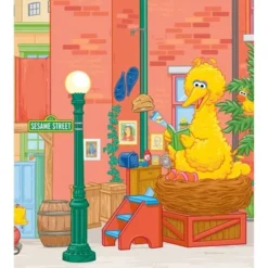 6'x10.5' Sesame Street Chair Rail Prepasted Mural Ultra Strippable - RoomMates -Kids’ Furniture Store GUEST fd32752a fb01 4b50 ba37 cebfc028188d