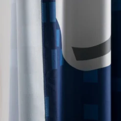 52"x84" Kids' Video Games Window Curtain Panel Set Navy - Lush Décor -Kids’ Furniture Store GUEST fd76290b 6c19 4564 9e54 573636289355