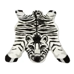 Walk On Me Faux Fur Super Soft Kids Zebra Rug Tufted With Non-slip Backing Area Rug -Kids’ Furniture Store GUEST fd894ecf 8b64 4717 9998 c73b7f8535fe