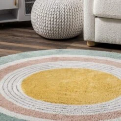 NuLOOM Nydia Circular Kids Machine Washable Area Rug 15 NuLOOM Nydia Circular Kids Machine Washable Area Rug -Kids’ Furniture Store GUEST fe4ade05 937c 4a55 9145 d13b475a7af8
