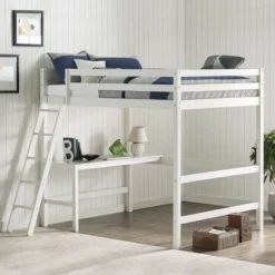 Full Caspian Loft Bed White - Hillsdale Furniture -Kids’ Furniture Store GUEST ff39bdc2 b6cd 4ca2 941e 0fd737d2b9c5
